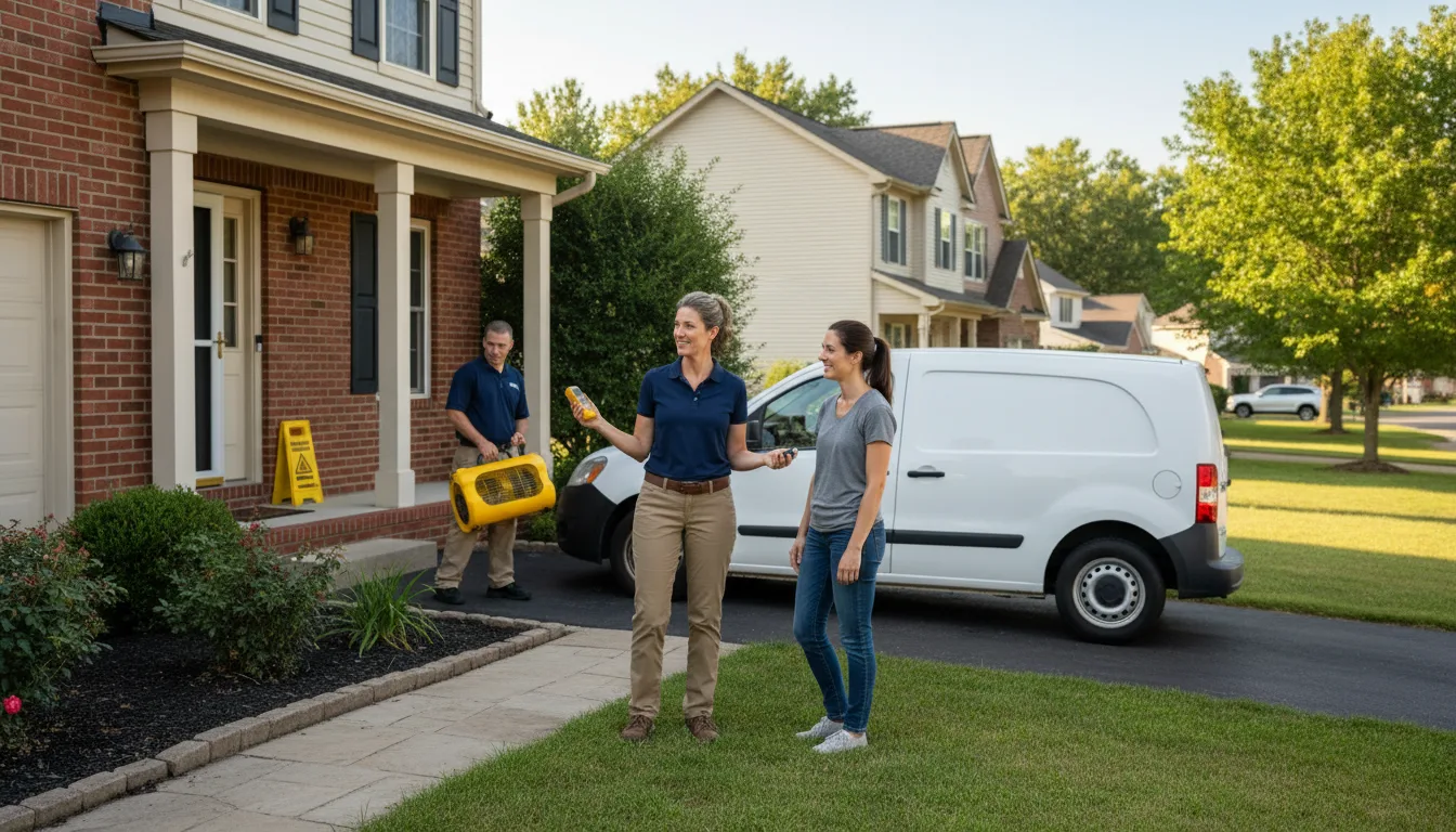 Water restoration image for Dehumidification And Cleanup Services in Wevertown, NY